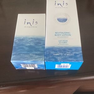 Inis cologne and body lotion